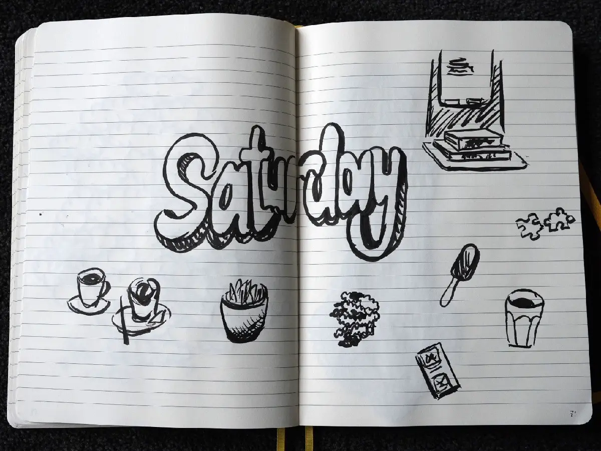 Saturday spread.