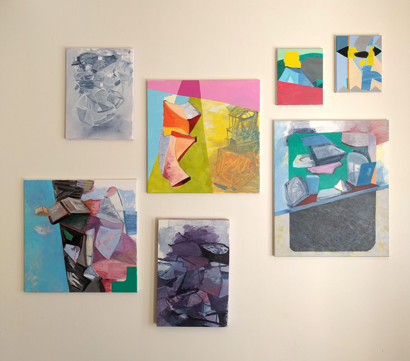 Seven paintings. 